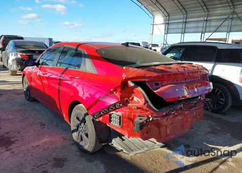 2022 Hyundai Elantra Sel z USA, uszkodzony, nr VIN 5NPLS4AG4NH081038